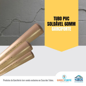 Tubo PVC soldável 60mm garciforte