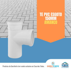 TE PVC esgoto 150mm amanco