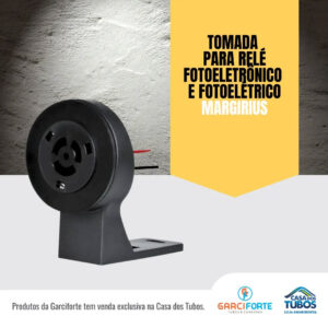 Tomada para relé fotoeletrônico e fotoelétrico margirius