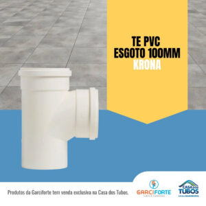 TE PVC esgoto 100mm krona